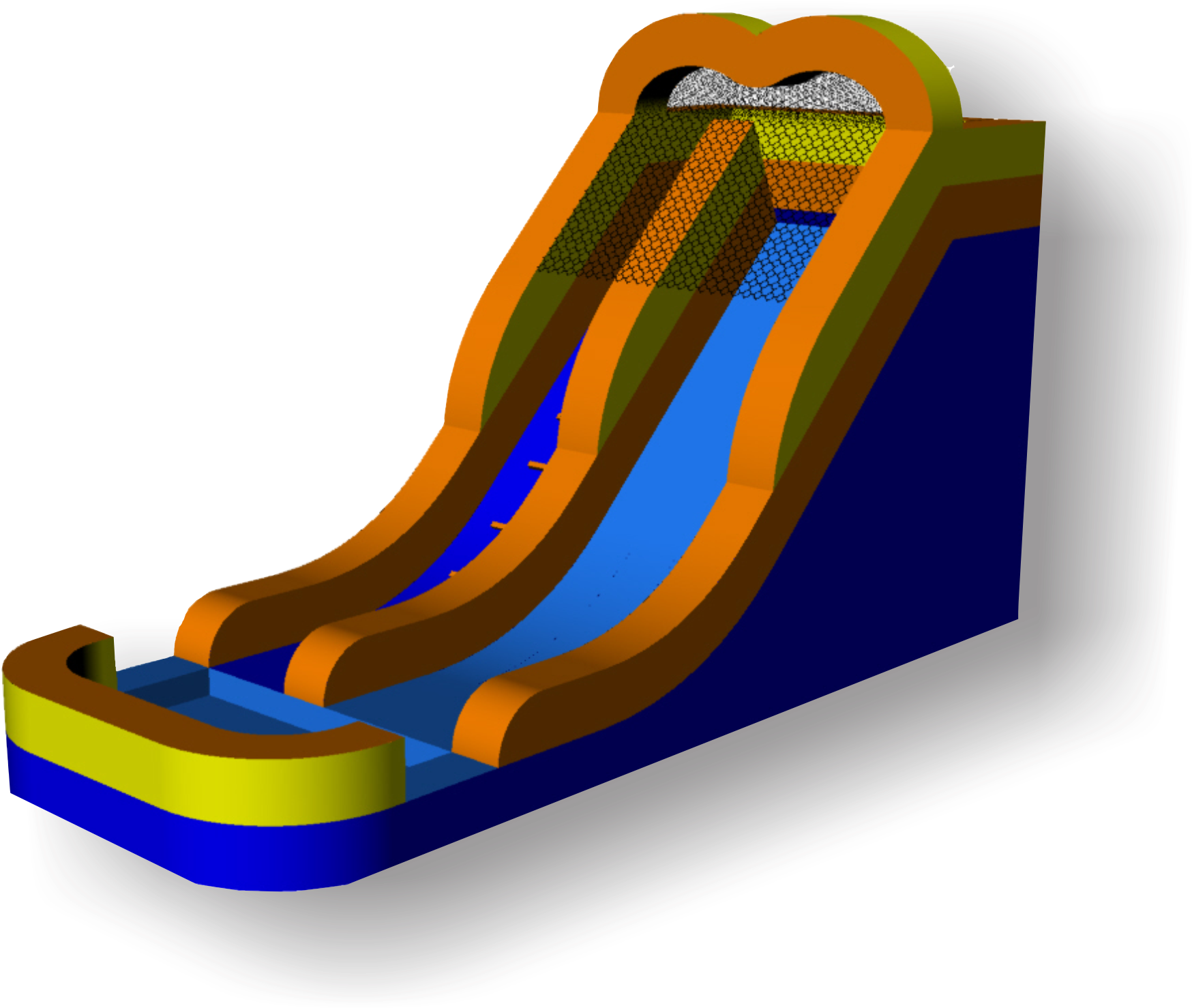 Roseville Bounce House Rentals Specializes In Inflatable - Water (1756x1489), Png Download