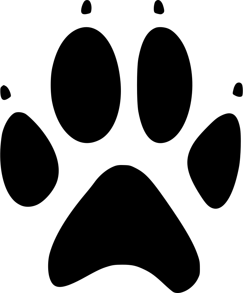 Animal Foot Step Comments - Icon (812x980), Png Download