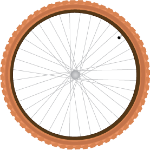 Bike Tire Vector - Tire Bike Vector Png (518x518), Png Download