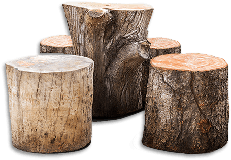 Hardwood - Wooden Logs For Garden (462x335), Png Download