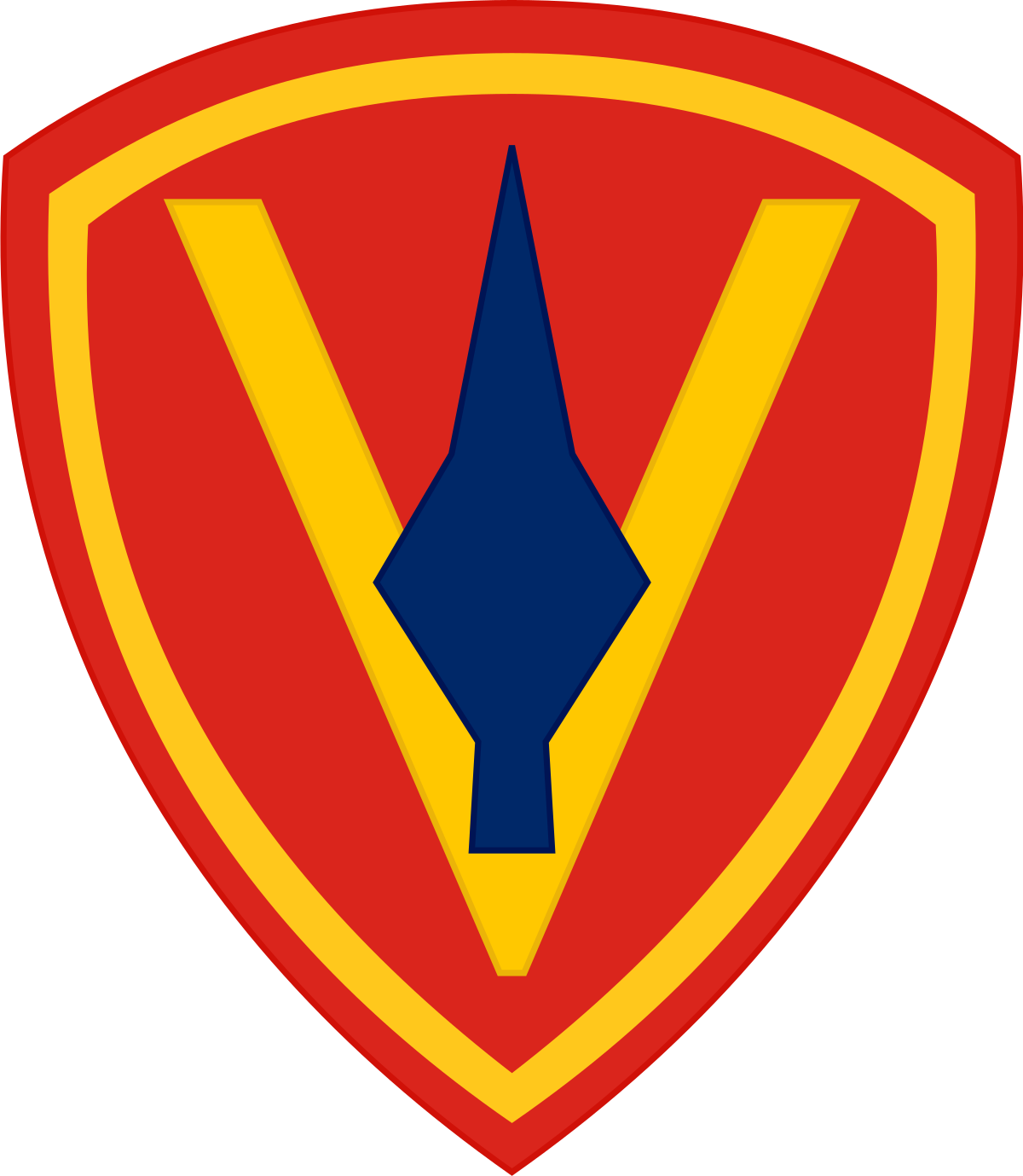 5th Marine Division Logo (1200x1379), Png Download