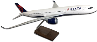 Pm Delta A350-900 1/100 Scale Thumbnail - Airbus A350 Xwb (375x375), Png Download