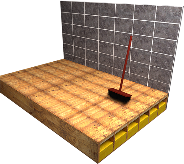 Fill Remaining Shower Area With Tile Backer Boards - Room (600x600), Png Download
