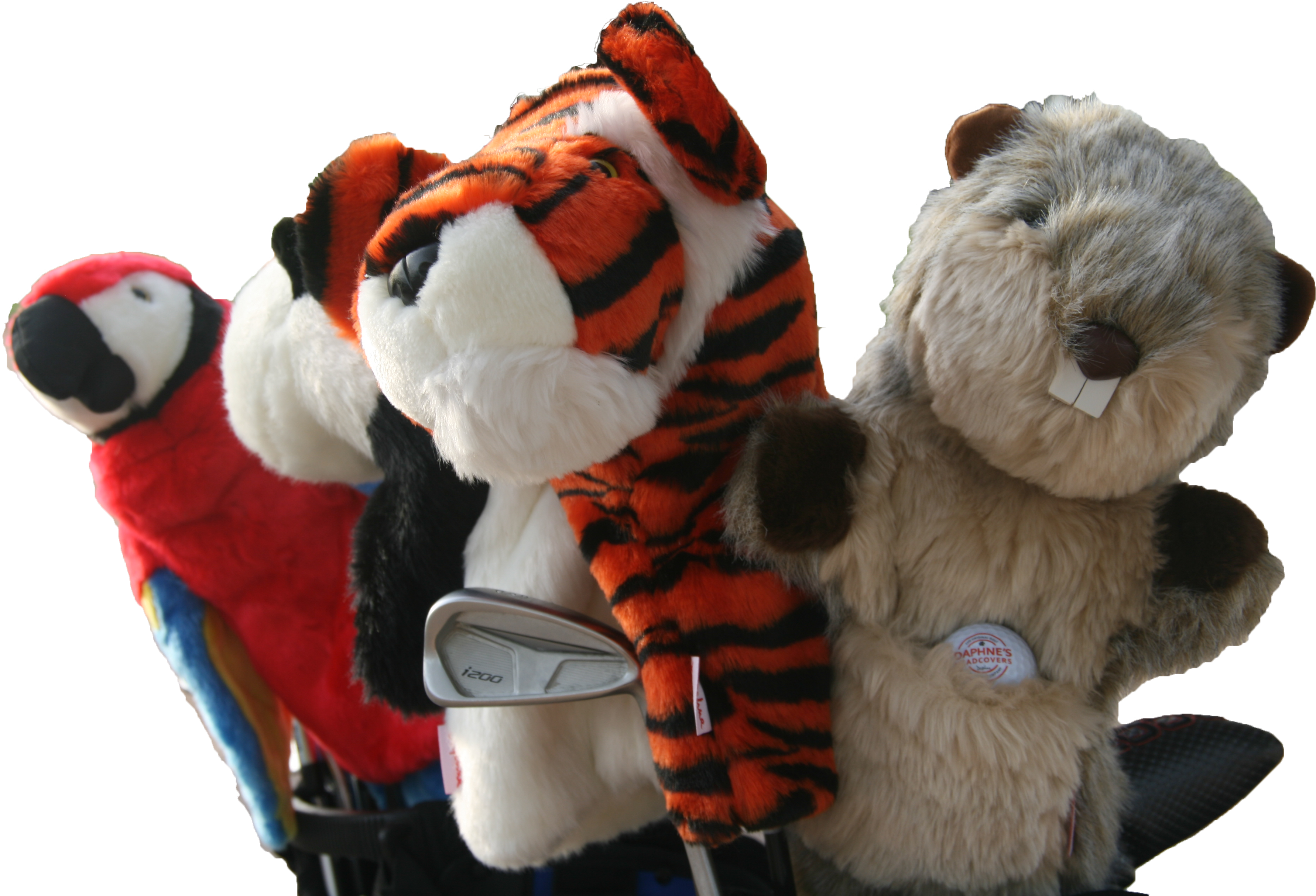 Daphne's Headcovers - Animal Golf Head Covers (3564x2429), Png Download