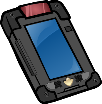 Epf-phone - Mobile Phone (347x353), Png Download