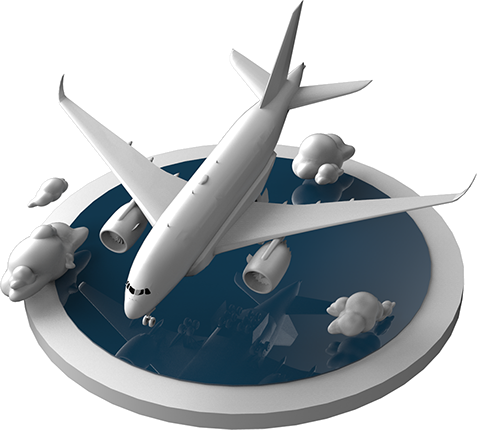 Mission - Wide-body Aircraft (477x430), Png Download