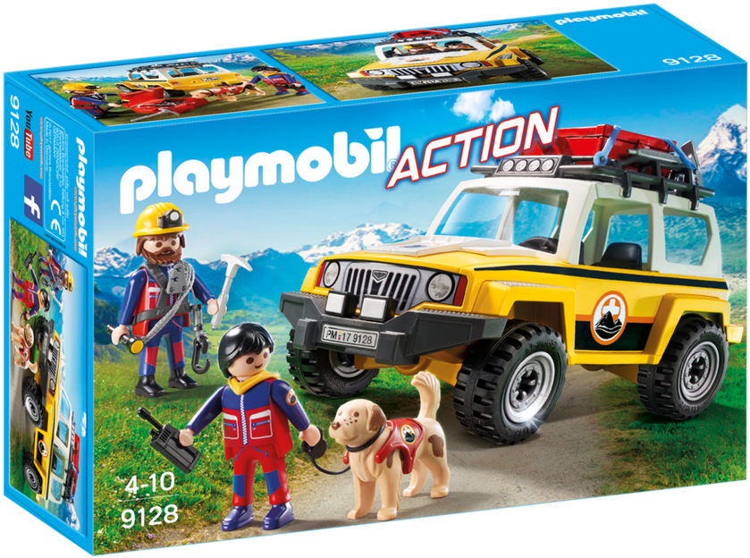 Secouriste Des Montagnes Playmobil (940x658), Png Download