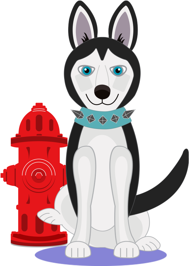 Pet Husky - Pet (670x936), Png Download