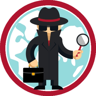 Gap Camp Secret Agent Adventure Details - Spy Vectors (373x373), Png Download