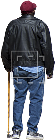 Cutout People - Leather Jacket (450x450), Png Download