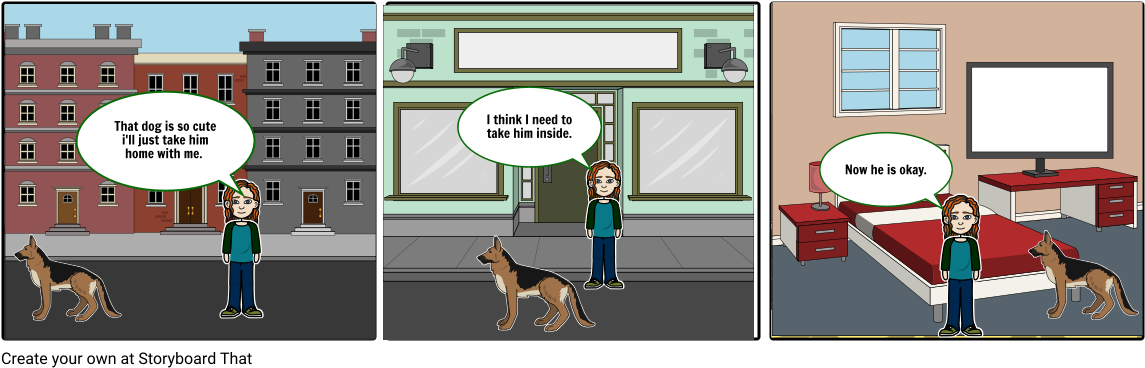 The Cute Dog - Cartoon (1164x385), Png Download