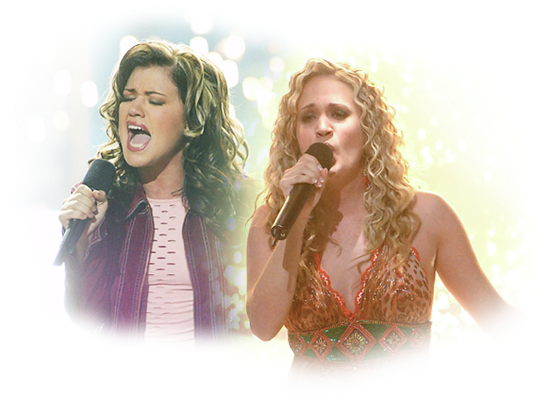 They Went To The Spa Together - Carrie Underwood On American Idol (600x400), Png Download