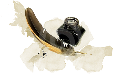 Modifier Of Your Quill - Ink And Quill Stock (463x376), Png Download