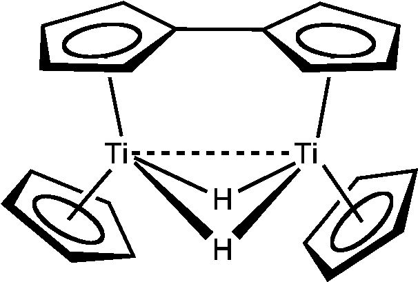 Greentitanoceneweakm-m - Metalocenos (621x424), Png Download