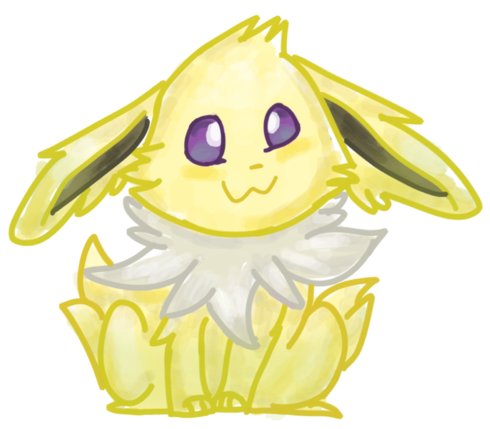 Jolteon Kawaii - Animal Jam Clans (640x480), Png Download