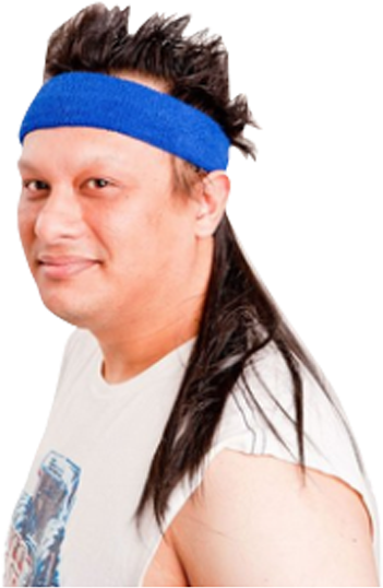 Screen Shot 2015 01 31 At - Mullet On The Go The Black Mamba Retro Headband With (600x600), Png Download
