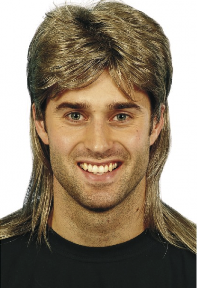 Mullet Wig (988x988), Png Download