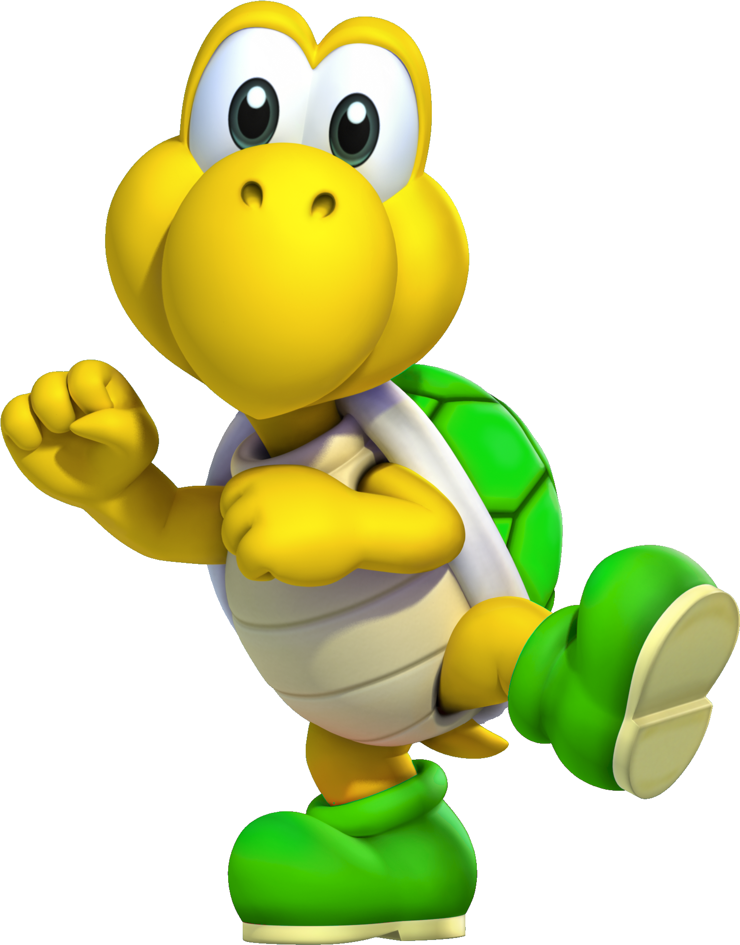 Mario Kart Clip Art - Baby Koopa Troopa (1976x2048), Png Download