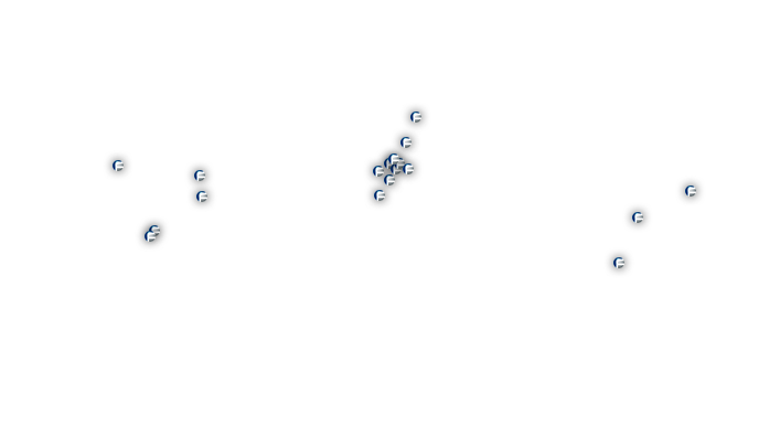 Facil's Locations - Map Of London To Australia (707x403), Png Download