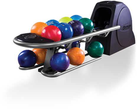 Ball Rack, Bowling Ball Storage, Ball Return - Rack Of Bowling Balls (570x424), Png Download