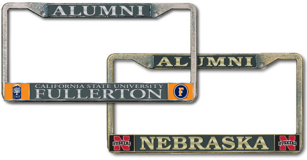 Antiqued Combo College License Frame - College (604x315), Png Download