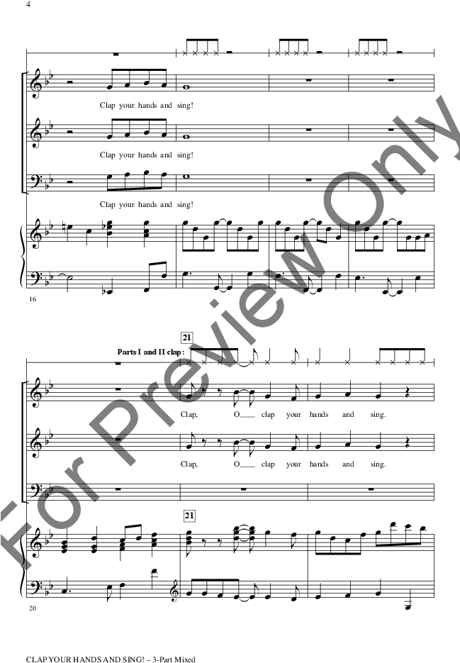 Thumbnail Clap Your Hands And Sing - Christmas Sing Along Bob Cerulli (816x1056), Png Download