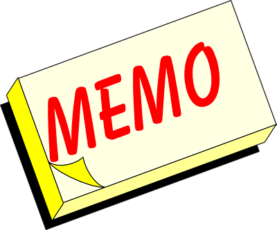 Clipart Info - Clip Art Memo (400x332), Png Download