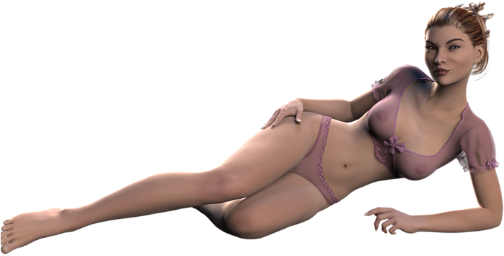 섹시 여자 누드 (777x480), Png Download