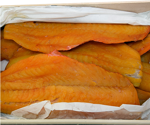 Caisse Haddock Fumes Bourgain Et Fils - Hot Dog Bun (494x600), Png Download