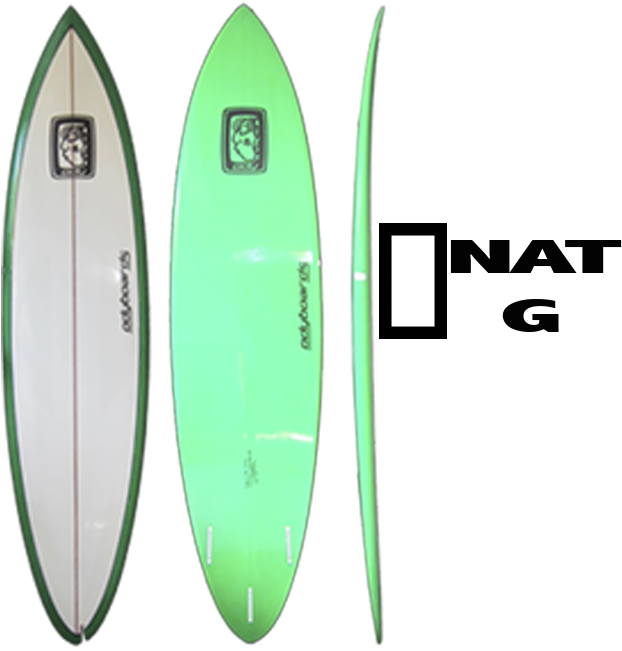 Nat-g Shop - Surfboard (1000x1000), Png Download