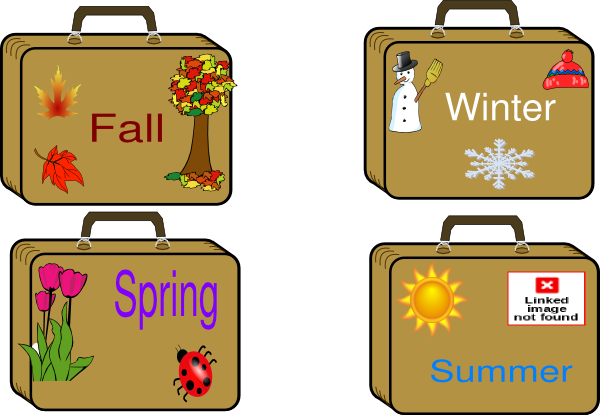 Small - Suitcase Clip Art (600x415), Png Download