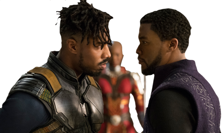 While Erik 'killmonger' Is The Yang To T'challa's - Universal Animated Fifty Shades Freed Peter Rabbit (455x270), Png Download