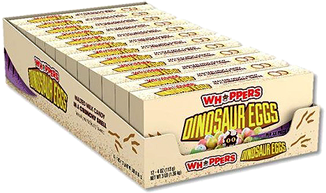 Whoppers Dinosaur Eggs Malted Milk Candy - Whoppers Dinosaur Eggs, 4 Oz (500x500), Png Download