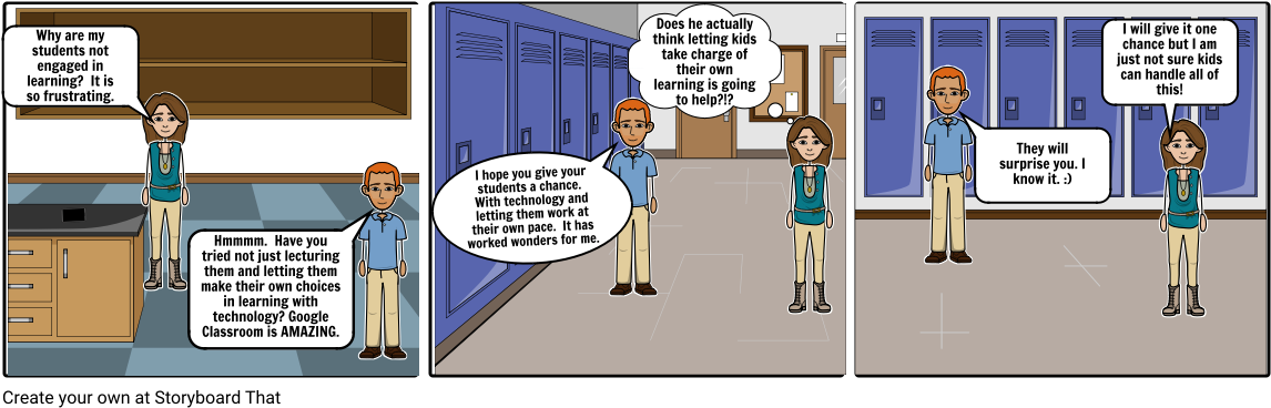 Teachers - Cartoon (1164x385), Png Download