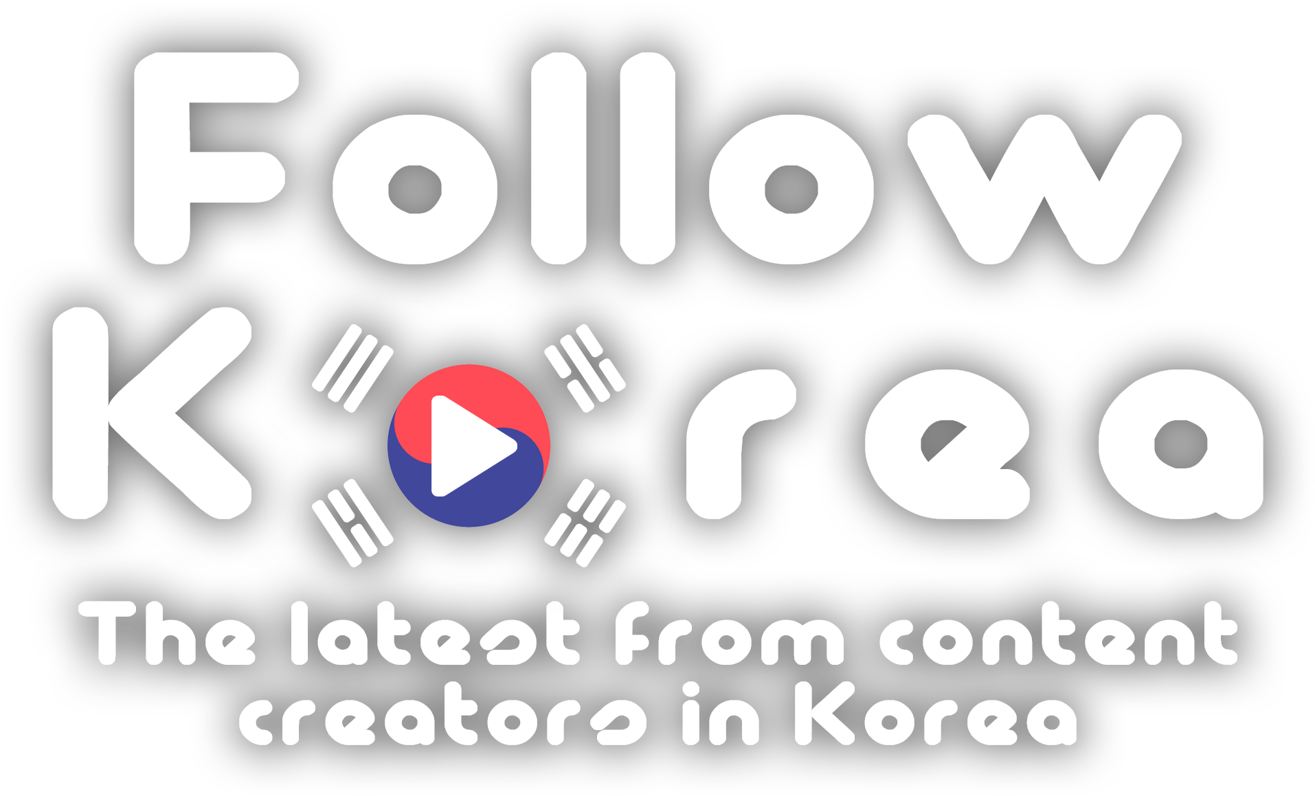 Follow Korea - Graphic Design (2362x1193), Png Download