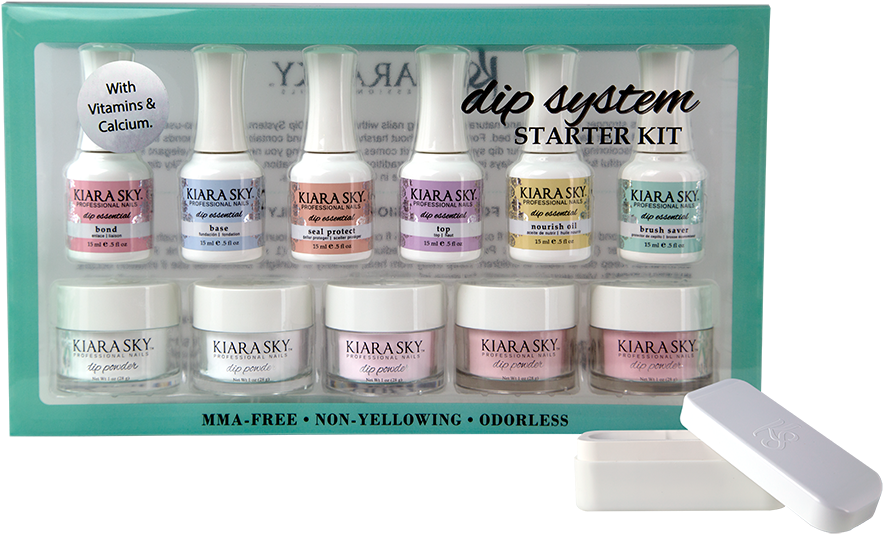 Kiara Sky Dip System Starter Kit Dip Case - Kiara Sky Dip System Starter Kit (900x600), Png Download
