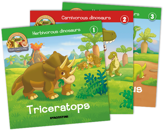 Prehistoric Animals - Dinosaurs And Friends Books (640x533), Png Download