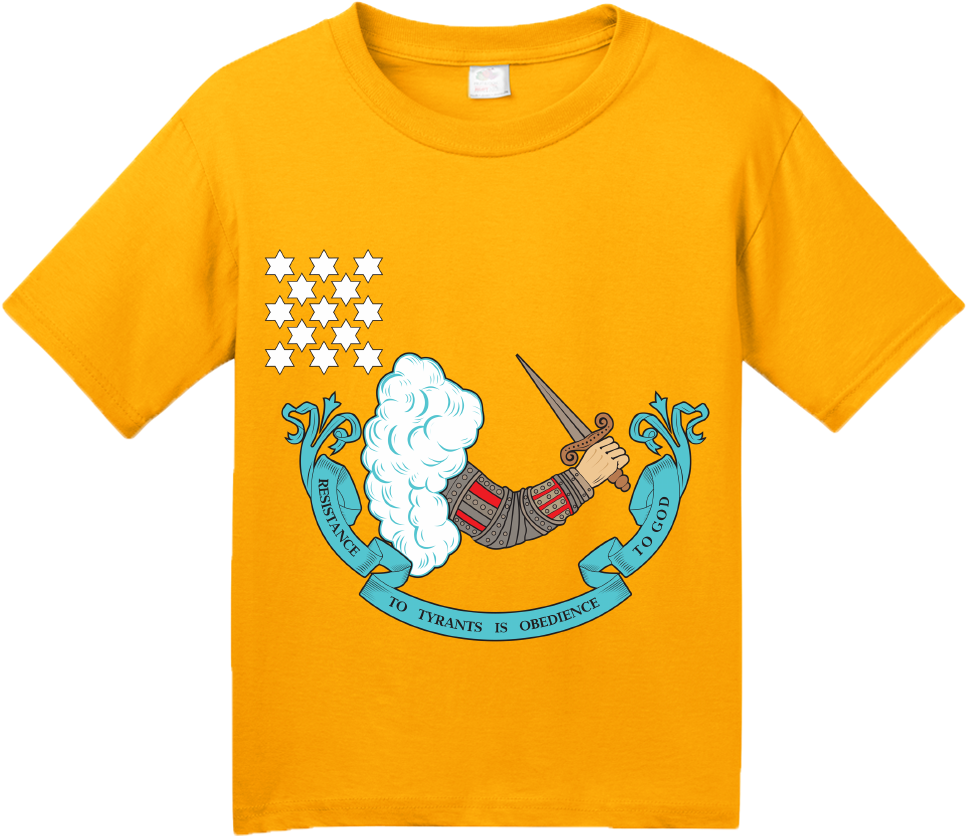 Youth Gold Resistance To Tyrants Is Obedience To God - Henry David Thoreau T Shirt (1010x1005), Png Download