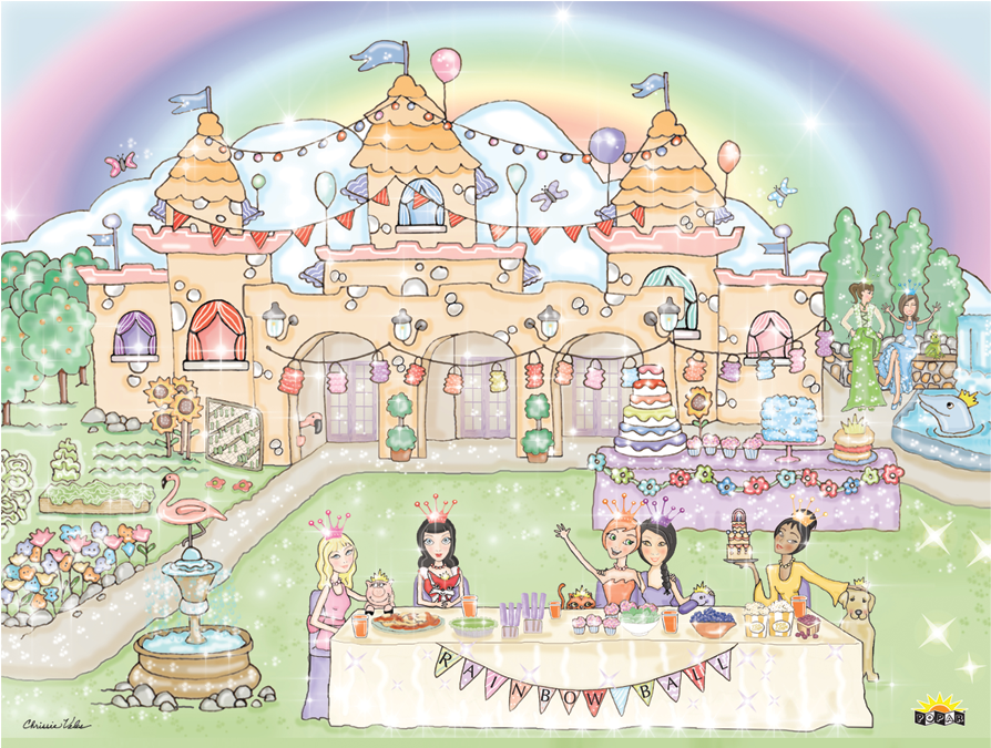 Princess - 3d Puzzle - 100 Pieces - Book (956x1069), Png Download