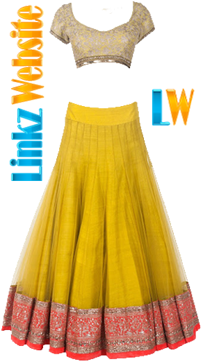 Easily Add Png Females And Girls Dresses Images On - Munish Malothera Mehndi Lehnga (292x525), Png Download