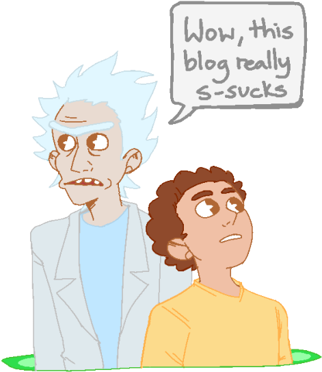 Here, Have A Transparent Rick And Morty Judging Ur - Cartoon (500x583), Png Download