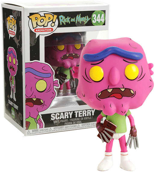 Funko Pop Rick And Morty Scary Terry No Pants Exclusive - Funko Pop Scary Terry Hot Topic (744x839), Png Download