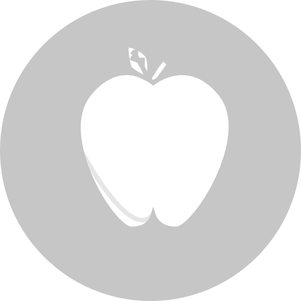 Circle Apple - Lg Electronics (600x600), Png Download