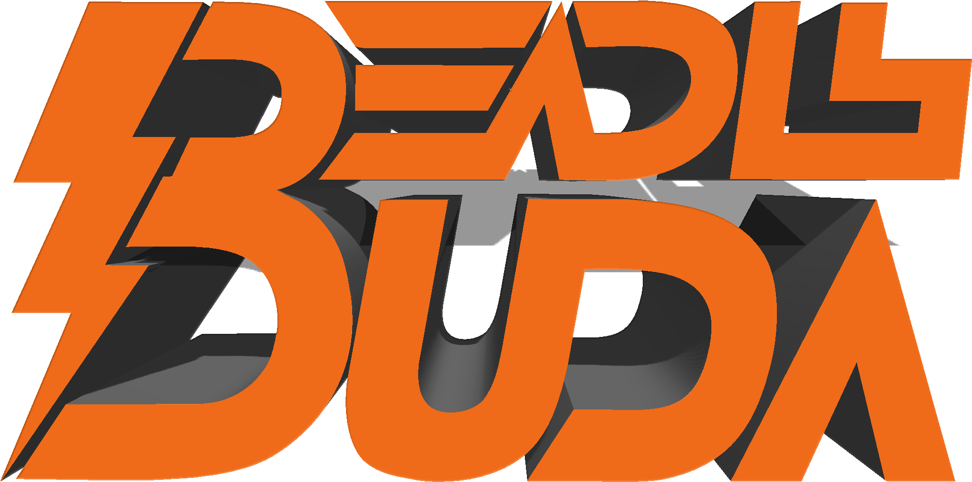 Deadly Buda Orange 3d Logo - Deadly Buda (1973x1014), Png Download
