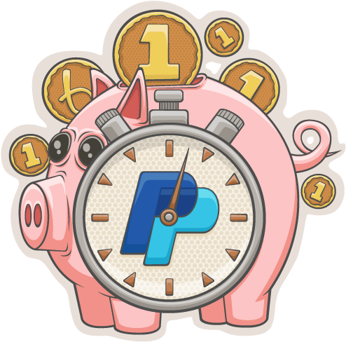 Online Casinos That Accept Paypal - Paypal (500x500), Png Download