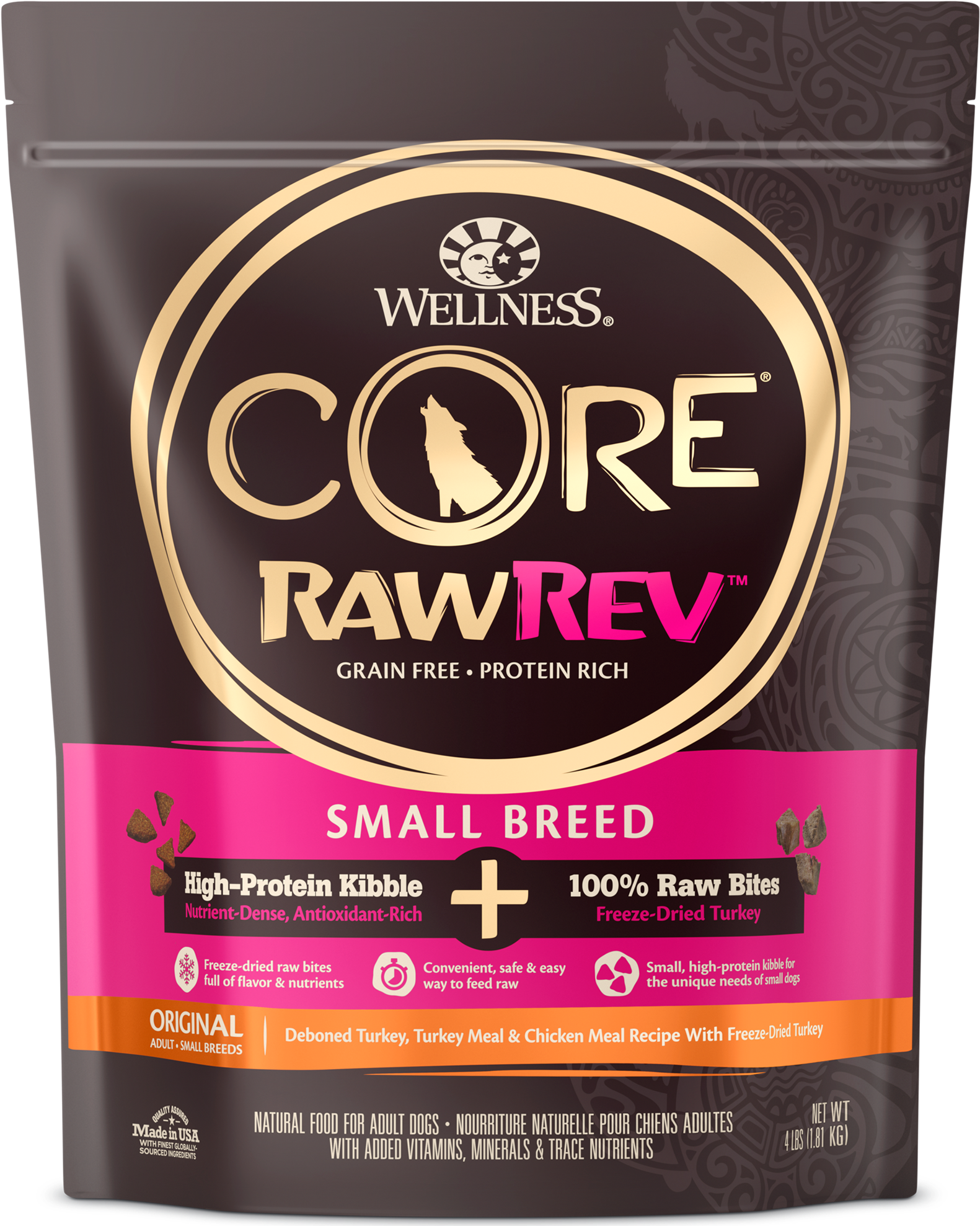 Raw Rev Sm Breed Dog - Wellness Core Rawrev (2000x2000), Png Download