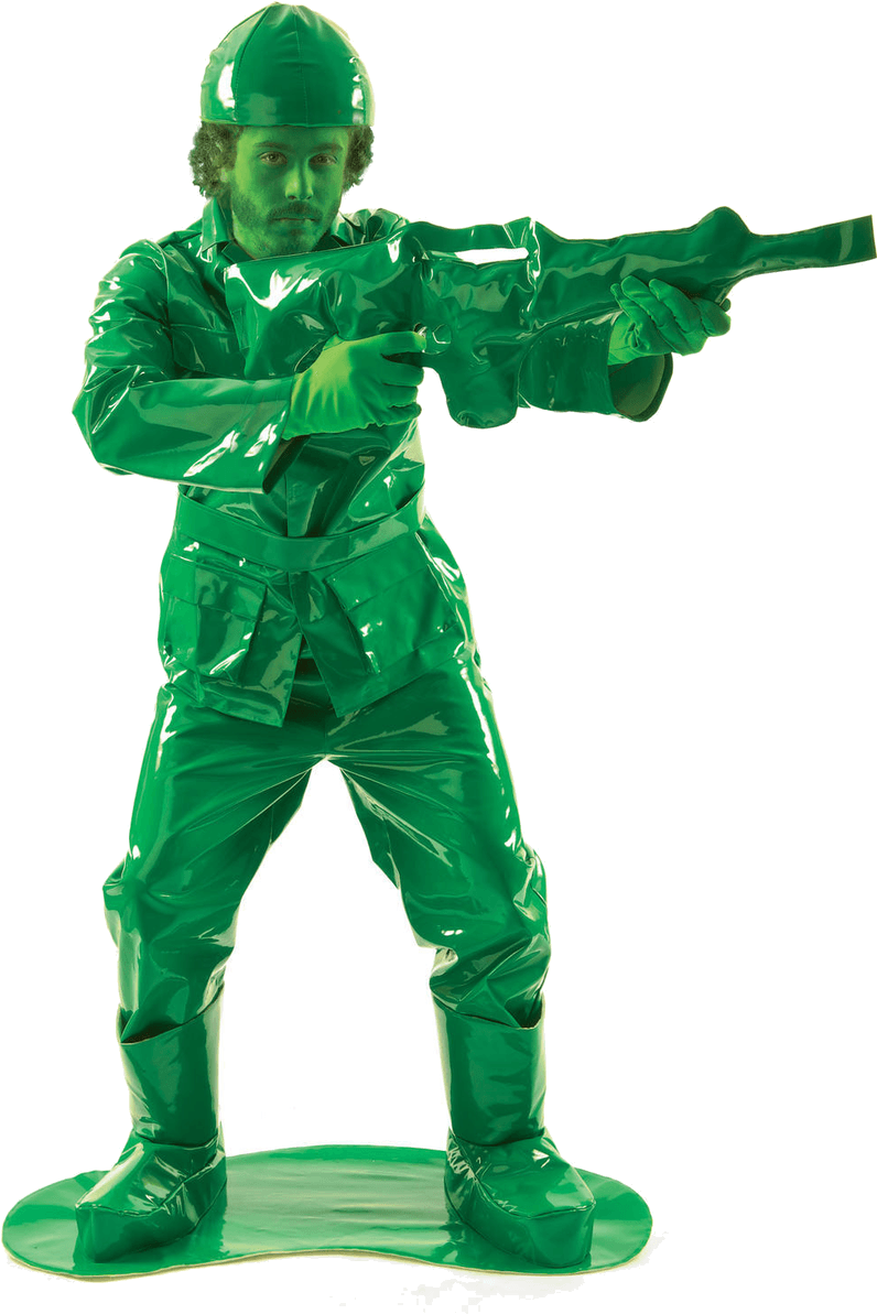 Toy Green Army Man Costume - Disney Green Army Man (366x580), Png Download
