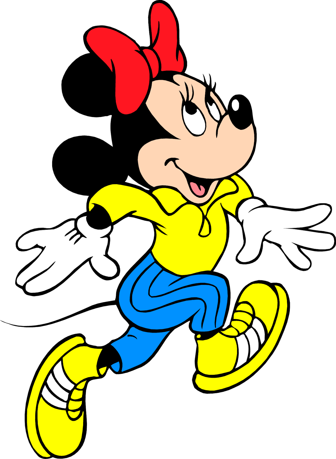 Layouts E Templates Para Blogs E Lojas Virtuais - Mickey And Minnie Running (1172x1600), Png Download