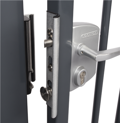 Anti-theft Protection Plate For Security Sh Keeps And - Home Door (389x400), Png Download
