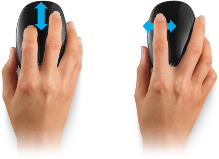 Logitech Touch Mouse M600 - Logitech Touch Mouse M600 - Wireless Optical Mouse (575x350), Png Download